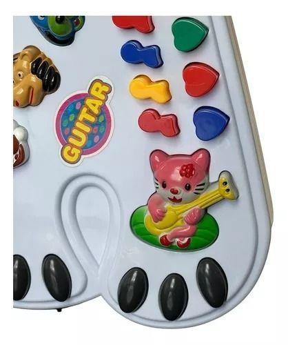 Imagem de Brinquedo Musical Guitarrinha Girafinha Educativo Fazendinha