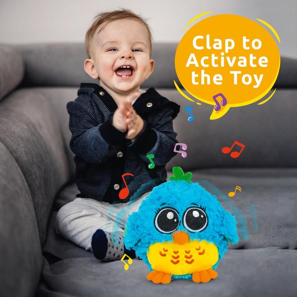 Imagem de Brinquedo musical KiddoLab 'Mr. Blue' Dancing & Singing Bird 6-12M