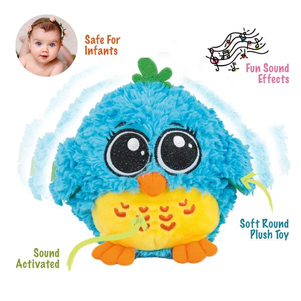 Imagem de Brinquedo musical KiddoLab 'Mr. Blue' Dancing & Singing Bird 6-12M