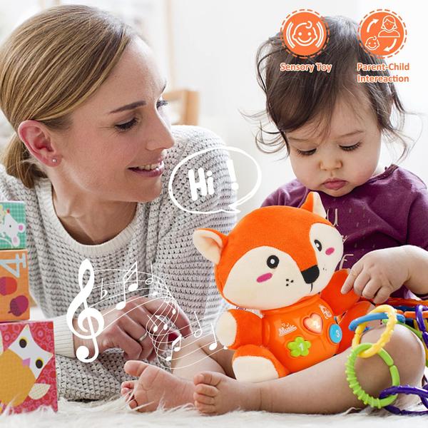 Imagem de Brinquedo musical para bebês daboot Cute Fox para crianças de 0 a 12 meses