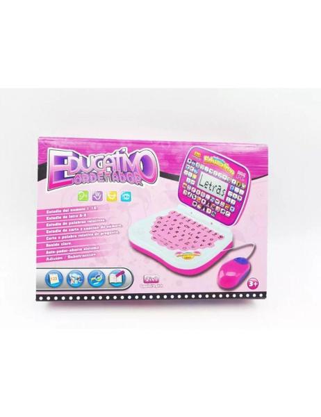 Brinquedo Notebook Infantil Educativo Interativo C/ Mouse 2/1Inglês E Português RO - Toy king Imagem de Brinquedo Notebook Infantil Educativo Interativo C/ Mouse 2/1Inglês E Português RO