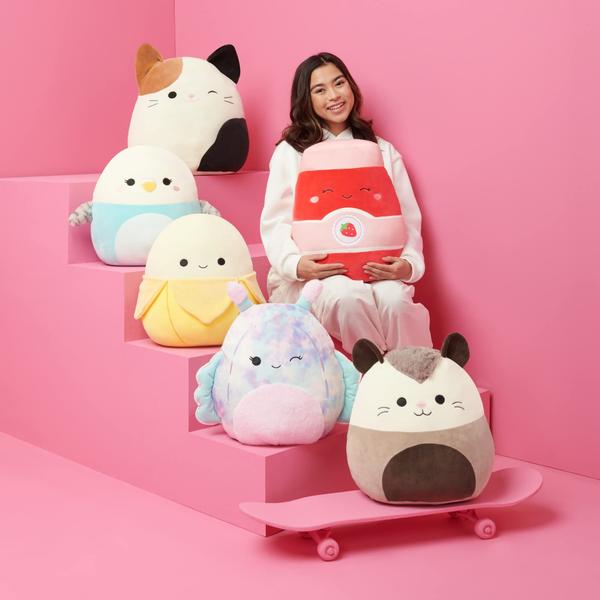 Imagem de Brinquedo oficial Kelly de 20 cm da Plush Squishmallows Brina Pink Bigfoot