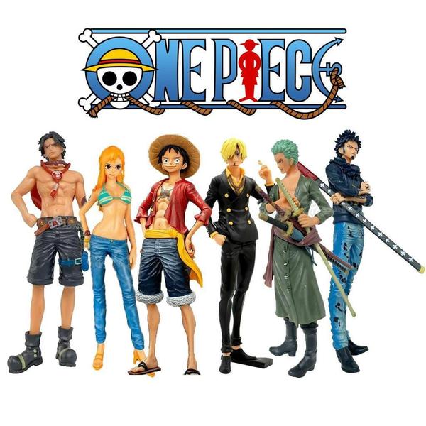 Imagem de brinquedo One Piece Roronoa Zoro Luffy Sanji Trafalgar D. Water Portga (sem base )