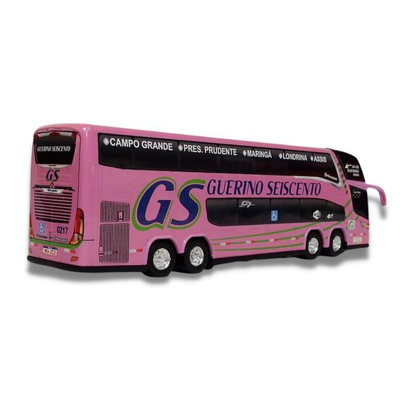 Imagem de Brinquedo Ônibus Guerino Seiscento GS 30cm Rosa