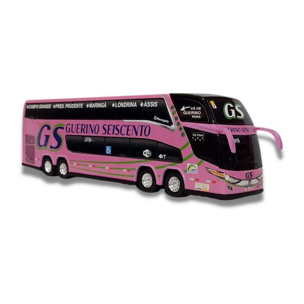 Imagem de Brinquedo Ônibus Guerino Seiscento GS 30cm Rosa