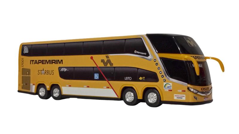 Imagem de Brinquedo Ônibus Miniatura Itapemirim 1800 Dd