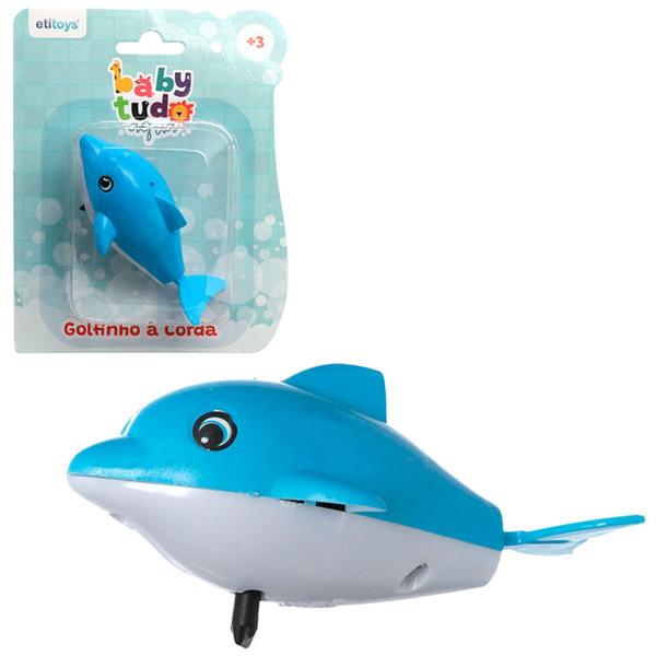 Imagem de Brinquedo para banho golfinho a corda baby tudo agua