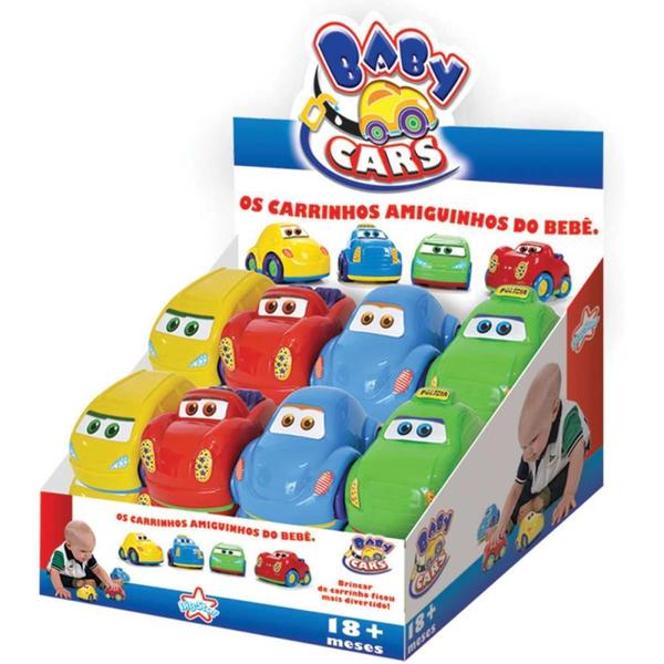 Imagem de Brinquedo para Bebê BABY CARS BIG STAR - Conjunto com 16 Carrinhos