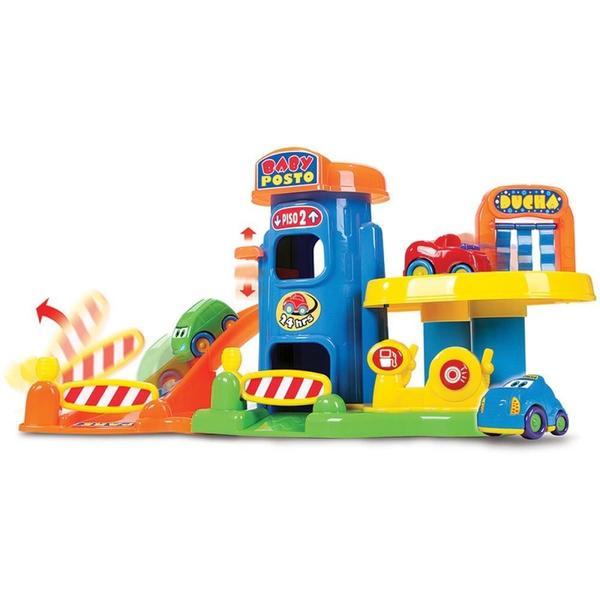 Imagem de Brinquedo para Bebe BABY Posto 1POSTO/4CARRINHOS