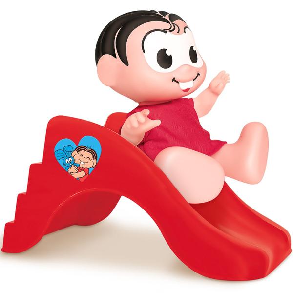 Brinquedo Para Bebe Com Boneca Turma Da Monica Em Vinil Macio Com Playground - Samba Toys Imagem de Brinquedo Para Bebe Com Boneca Turma Da Monica Em Vinil Macio Com Playground - Samba Toys