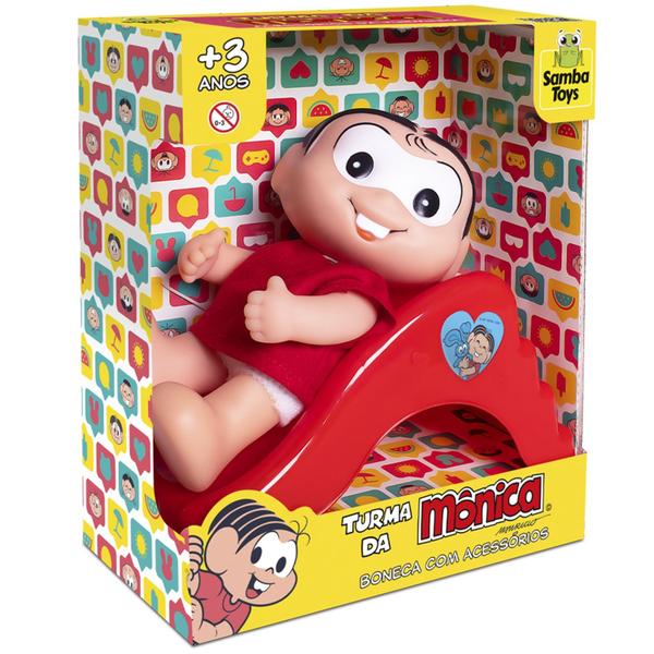 Brinquedo Para Bebe Com Boneca Turma Da Monica Em Vinil Macio Com Playground - Samba Toys Imagem de Brinquedo Para Bebe Com Boneca Turma Da Monica Em Vinil Macio Com Playground - Samba Toys