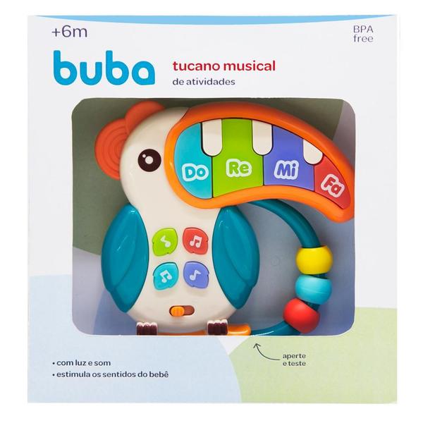 Imagem de Brinquedo para bebe musical teclado piano tucano 