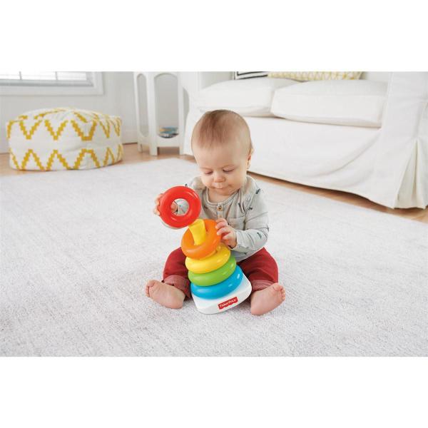 Imagem de Brinquedo Para Bebê Pirâmide De Argolas Fisher Price