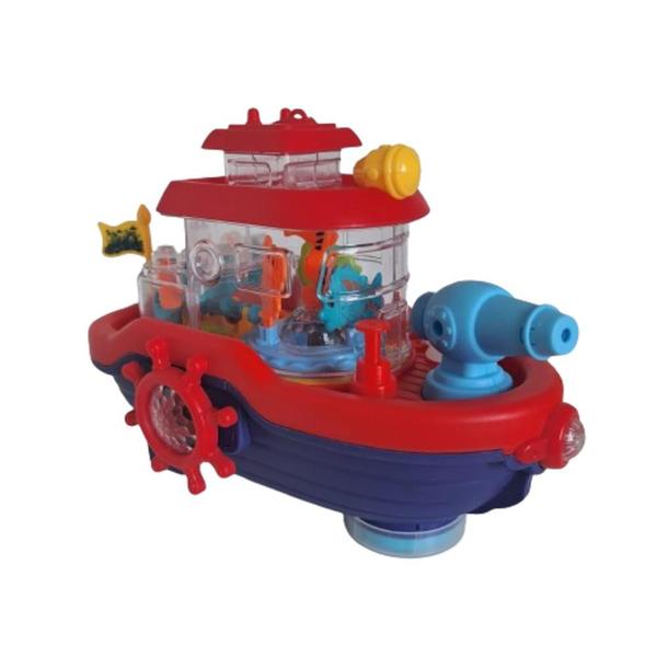 Imagem de Brinquedo para Bebês Barco com Luzes e Música