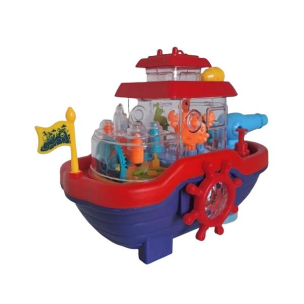 Imagem de Brinquedo para Bebês Barco com Luzes e Música