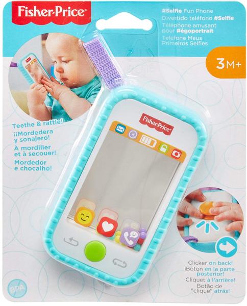 Imagem de Brinquedo para bebês Fisher-Price Hashtag Selfie Fun Phone por mais de 3 meses