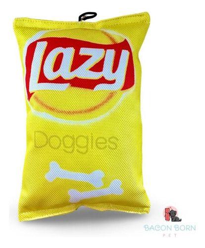 Imagem de Brinquedo Para Cães cachorros Dogritos Lazy Bag Of Chips Brinquedos Pet Salgadinho Lona plástica