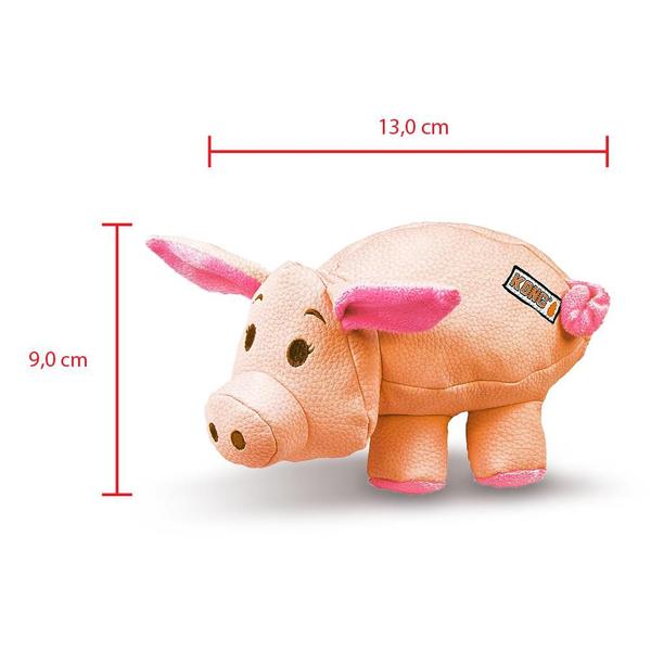 Brinquedo para caes KONG PHATZ PIG - Tam. Pequeno Imagem de Brinquedo para caes KONG PHATZ PIG - Tam. Pequeno