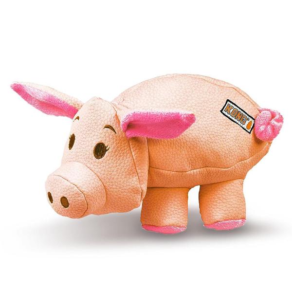 Brinquedo para caes KONG PHATZ PIG - Tam. Pequeno Imagem de Brinquedo para caes KONG PHATZ PIG - Tam. Pequeno