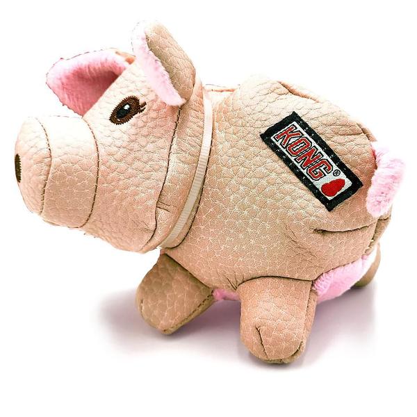Brinquedo para caes KONG PHATZ PIG - Tam. Pequeno Imagem de Brinquedo para caes KONG PHATZ PIG - Tam. Pequeno