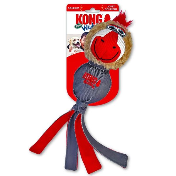 Brinquedo para Cães - Kong Wubba Zoo Mandrill Large (WZ13) Imagem de Brinquedo para Cães - Kong Wubba Zoo Mandrill Large (WZ13)