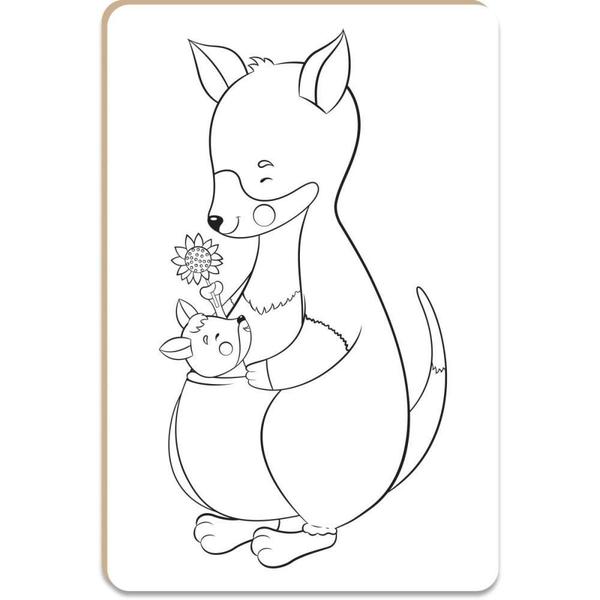 Imagem de Brinquedo para Colorir KIT Pintura Mamae e Bebe