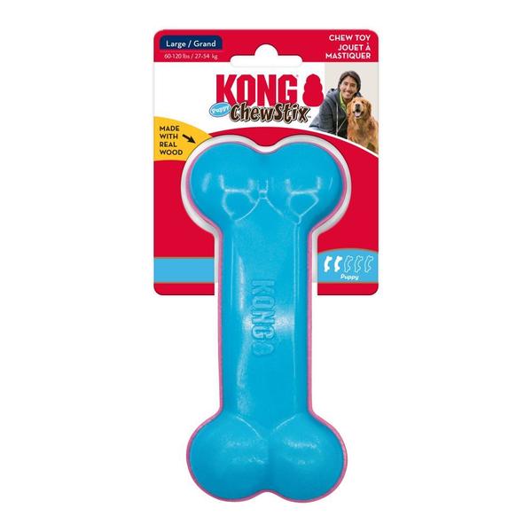 Brinquedo Para Filhotes Kong Chewstix Puppy Curved - Grande Imagem de Brinquedo Para Filhotes Kong Chewstix Puppy Curved - Grande