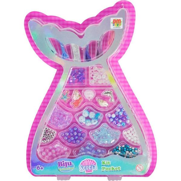 Imagem de Brinquedo para Menina KIT Sereia Pocket Biju Collect