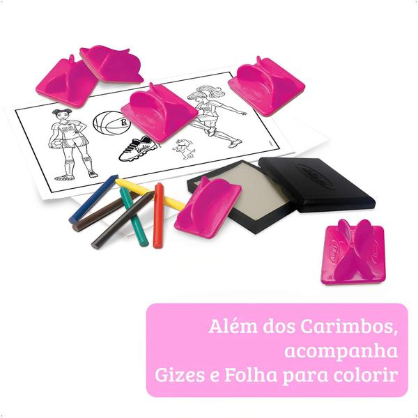 Imagem de Brinquedo para Meninas Carimbo dos Esportes Barbie Xalingo - 2317.6