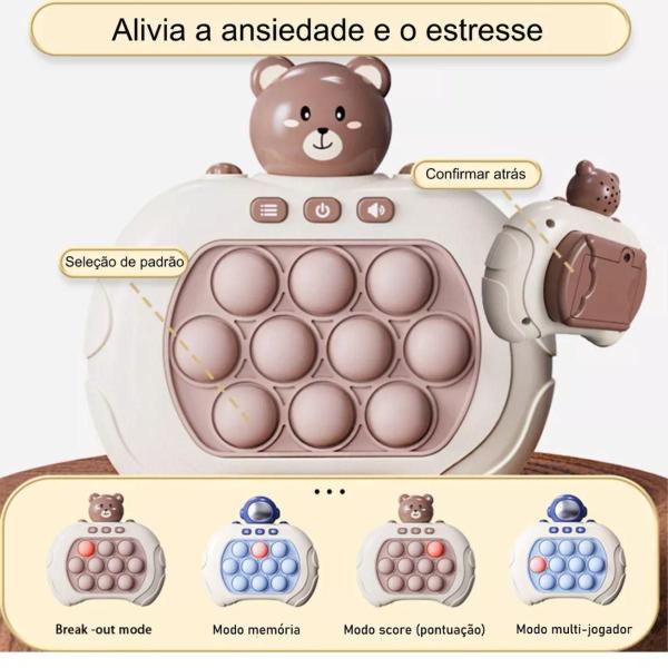 Brinquedo Para Meninos E Meninas Pop It Urso - King Imagem de Brinquedo Para Meninos E Meninas Pop It Urso