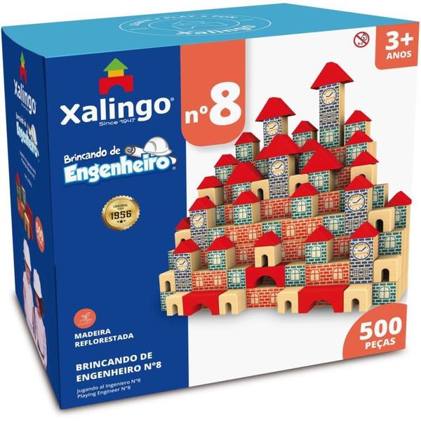 Brinquedo para Montar Brincando de ENGENHEIRO-8 500 Peças - Xalingo Imagem de Brinquedo para Montar Brincando de ENGENHEIRO-8 500 Peças