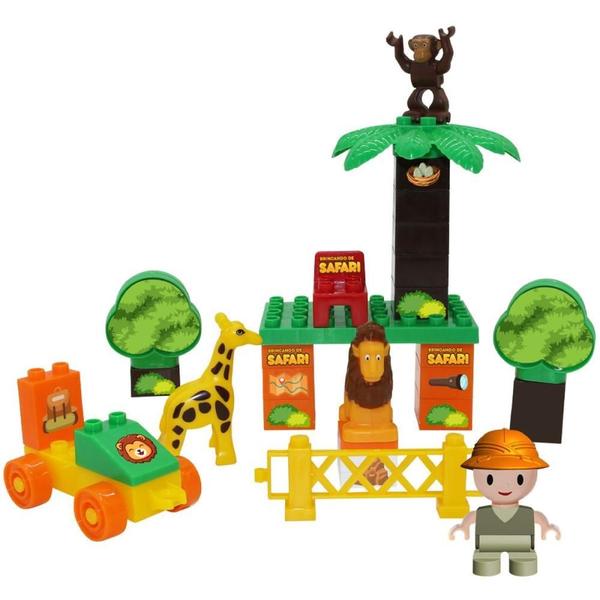 Imagem de Brinquedo para Montar Brincando de Safari