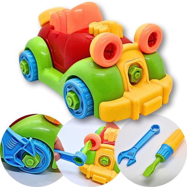 Imagem de Brinquedo para Montar Coleção Monta Máquinas - Carrinho