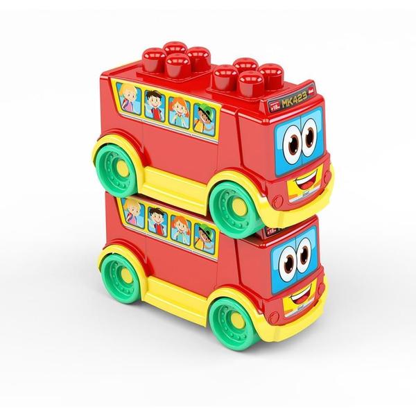 Imagem de Brinquedo para Montar Onibus da Blocolandia