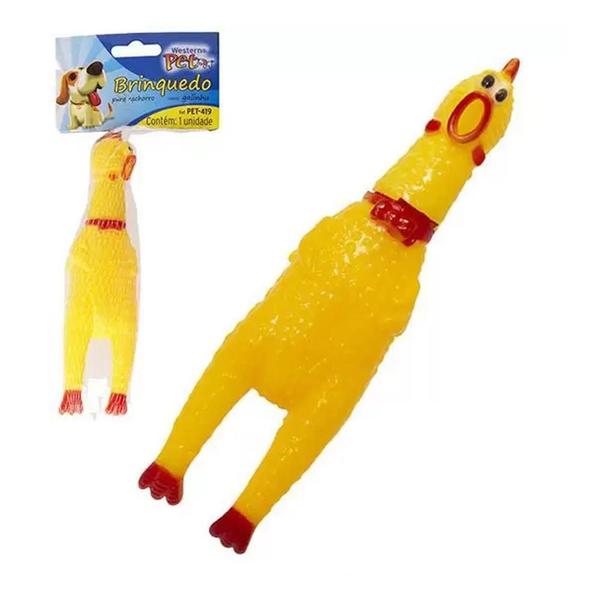 Brinquedo Para Pet Galinha Pequeno Com Som - Western Imagem de Brinquedo Para Pet Galinha Pequeno Com Som - Western