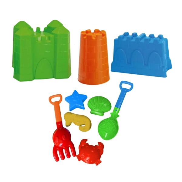 Imagem de Brinquedo Para Praia e Areia Kit Bag 9 Peças