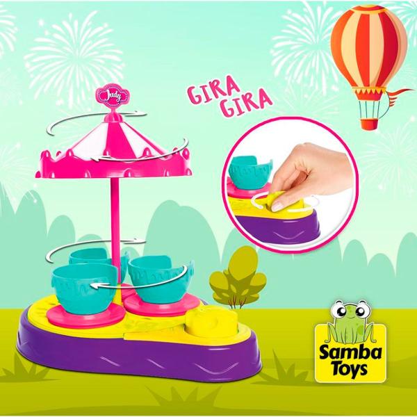 Brinquedo Parque de diversão Judy Xícaras - Samba Toys Imagem de Brinquedo Parque de diversão Judy Xícaras - Samba Toys