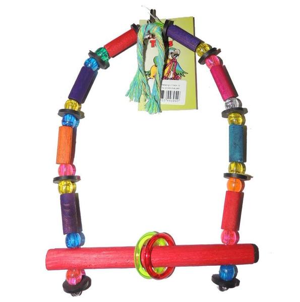 Imagem de Brinquedo Passaritos Toy Para Pássaros Balanço Colorido - Tamanho G