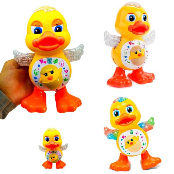 Imagem de Brinquedo Pato Dançante Musical Anda Dança Luz Som Feliz