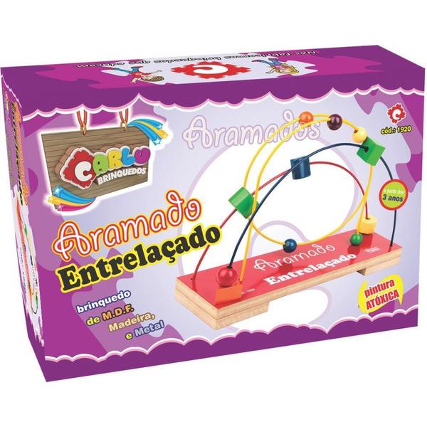 Imagem de Brinquedo Pedagogico Aramado Entrelacado 11PECAS