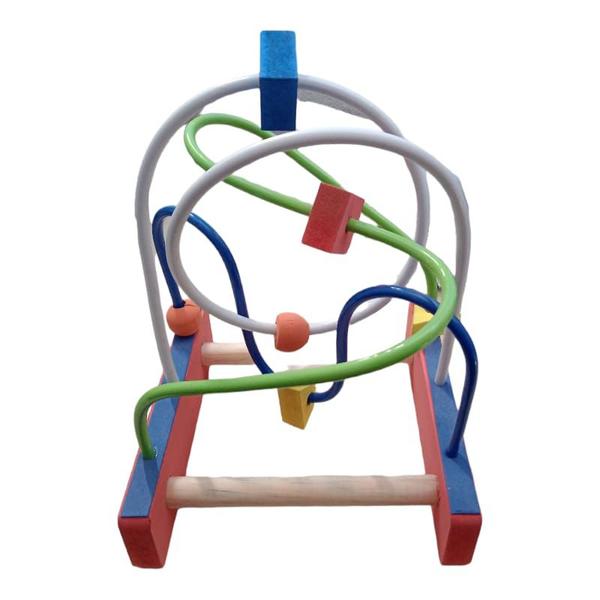Brinquedo Pedagógico Educativo Em Madeira Aramado Tamanho M Montanha Russa - BH Mania De Brincar Imagem de Brinquedo Pedagógico Educativo Em Madeira Aramado Tamanho M Montanha Russa