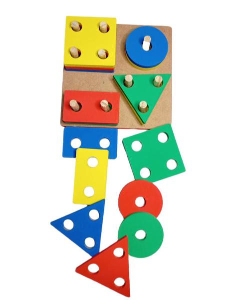 Brinquedo Pedagógico Educativo Em Madeira Prancha De Seleção Encaixe - BH Mania De Brincar Imagem de Brinquedo Pedagógico Educativo Em Madeira Prancha De Seleção Encaixe