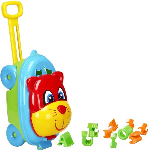 Imagem de Brinquedo Pedagógico Infantil Baú Gatinho - Bs Toys