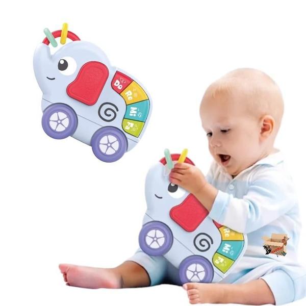Brinquedo Pedagógico Meu Primeiro Teclado Elefante Para Bebê - Multikids Imagem de Brinquedo Pedagógico Meu Primeiro Teclado Elefante Para Bebê