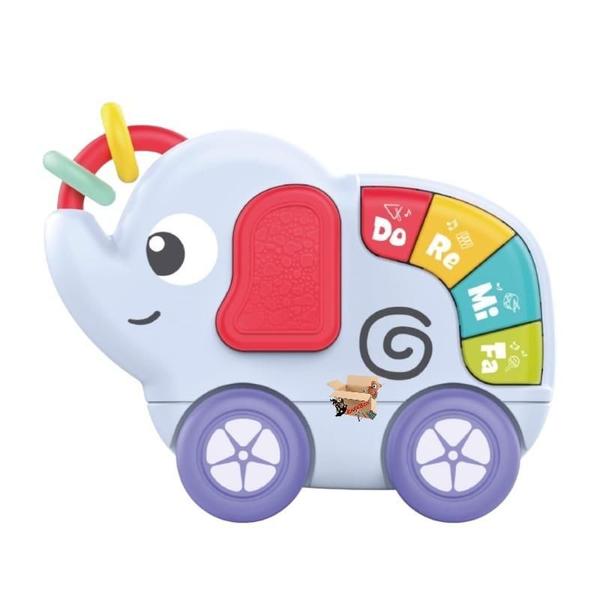Brinquedo Pedagógico Meu Primeiro Teclado Elefante Para Bebê - Multikids Imagem de Brinquedo Pedagógico Meu Primeiro Teclado Elefante Para Bebê
