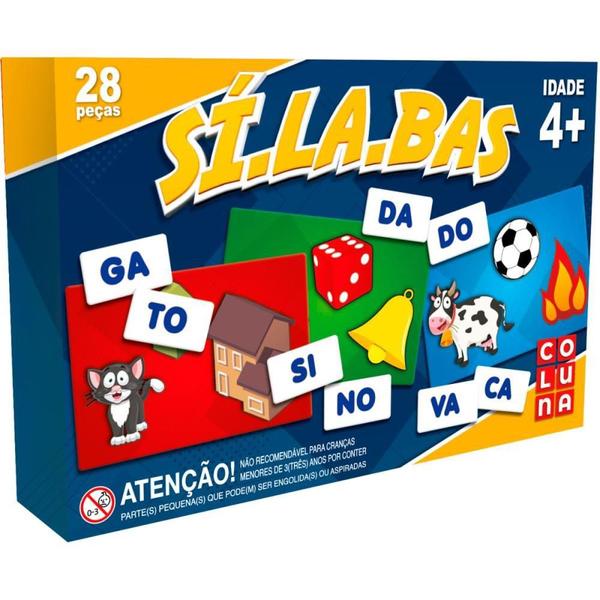 Imagem de Brinquedo Pedagogico Silabas 28 Pecas