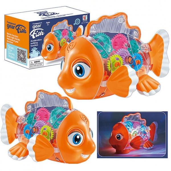 Imagem de Brinquedo Peixinho Aventureiro Diversão Musical com Luzes