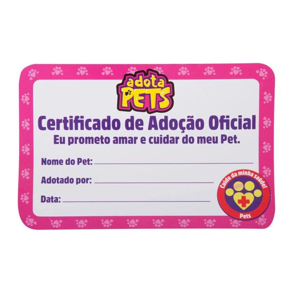 Imagem de Brinquedo Pelúcia Adota Pets Multilaser