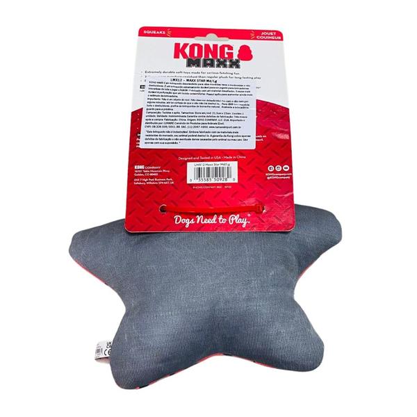 Imagem de Brinquedo Pelúcia Kong Maxx Star Com Apito Para Cães Sm/md