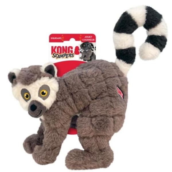 Imagem de Brinquedo Pelúcia Kong Scampers com Squeaker Lêmure Para Cães Médio